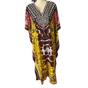 Ace Fashion Womens Kaftan Free Size Drawstring below breast area